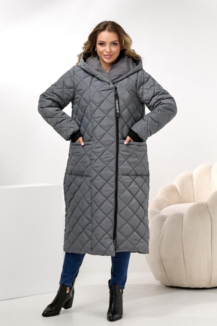 Демисезонное пальто с капюшоном DV-R3714A1400