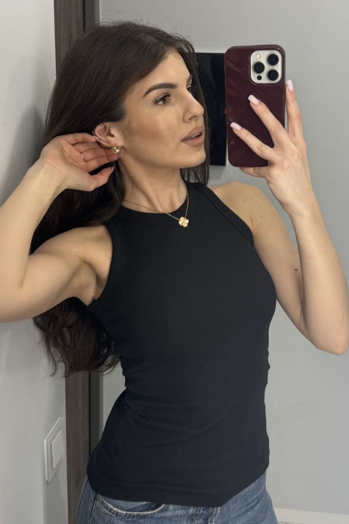 Базова майка в рубчик MIK-1271A190