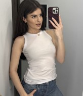 Базова майка в рубчик MIK-1271A190