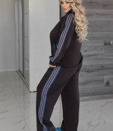 Трикотажный костюм с джинсовыми вставками VOJ-345A850