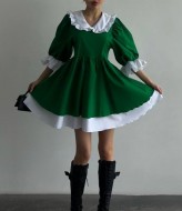 Платье с белым воротничком ASP-469A650