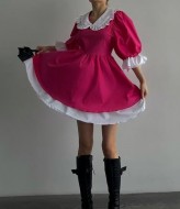 Платье с белым воротничком ASP-469A650