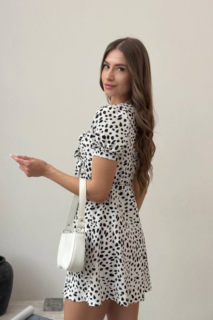 Нежное платье с завязками на груди MIK-1601A330