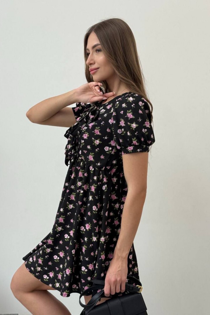 Нежное платье с завязками на груди MIK-1601A330