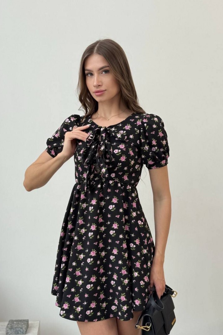 Нежное платье с завязками на груди MIK-1601A330