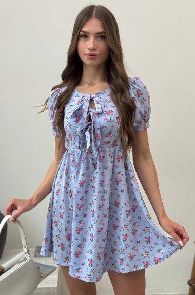 Нежное платье с завязками на груди MIK-1601A330