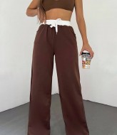 Спортивні штани с білим поясом DMP-A7129A260