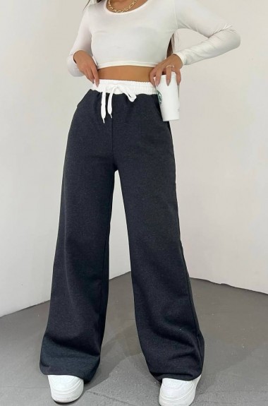 Спортивні штани с білим поясом DMP-A7129A260