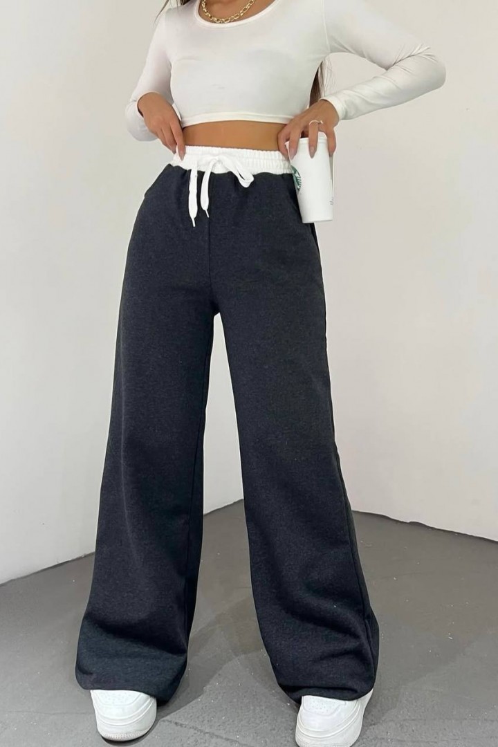 Спортивні штани с білим поясом DMP-A7129A260