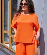 Летний льняной костюм женский EY-609A21B24