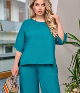 Летний льняной костюм женский EY-609A21B24