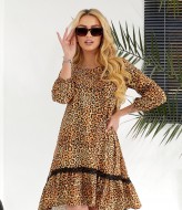 Легкое свободное летнее платье  YBY-888A220 Легкое свободное летнее платье  YBY-888A220