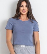 Укороченная футболка женская ROM-111A200