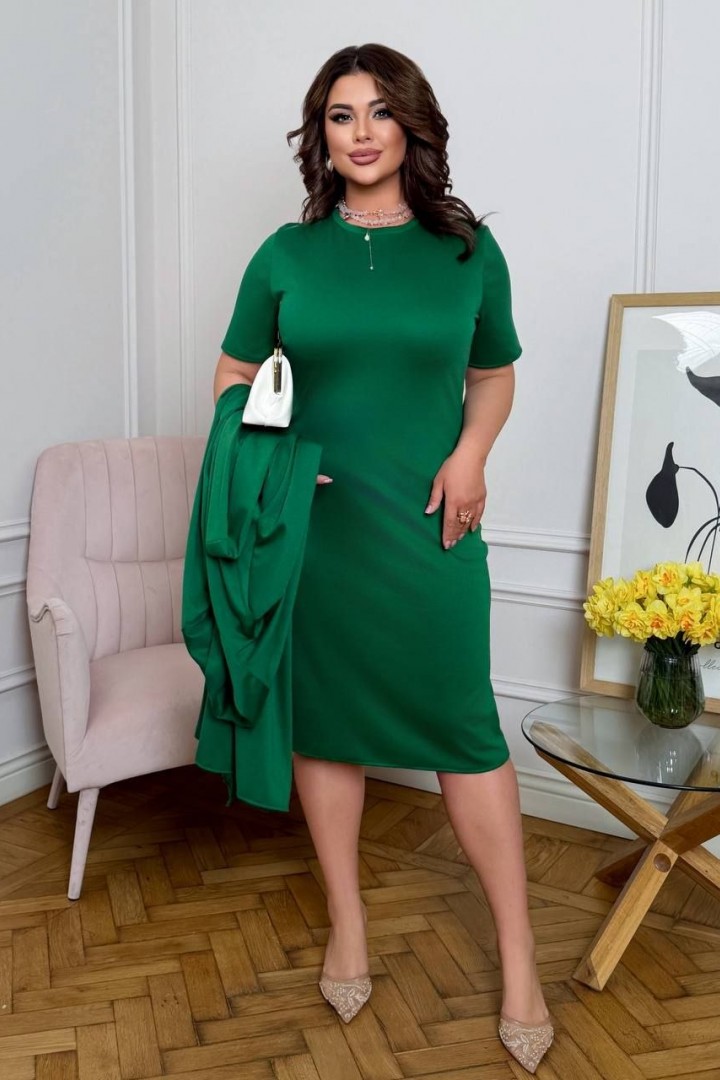 Кардиган на запах з поясом і сукня AD-7952.1A380