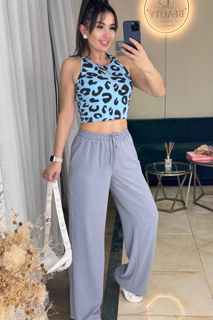 Брюки прямого кроя SC-6038A280