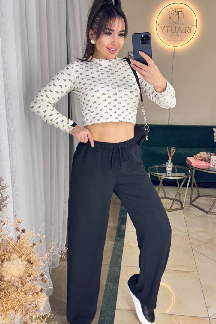 Брюки прямого кроя SC-6038A280