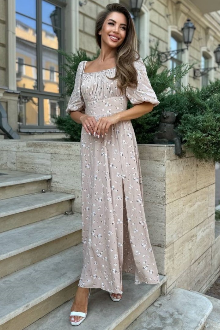 Платье со шнуровкой на спинке AJO-424A500