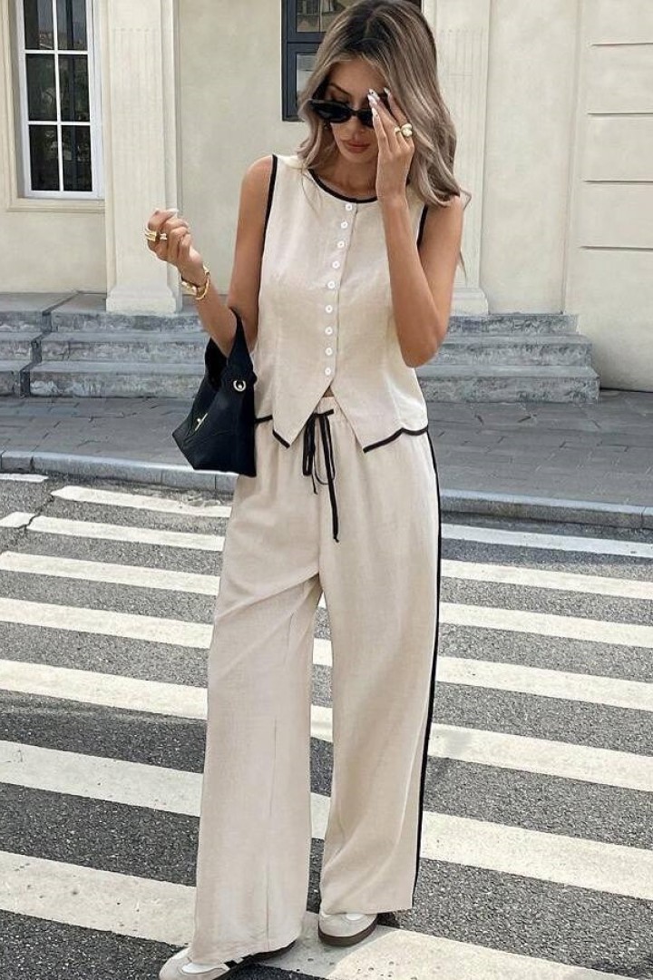 Костюм з льону NUL-8080A650