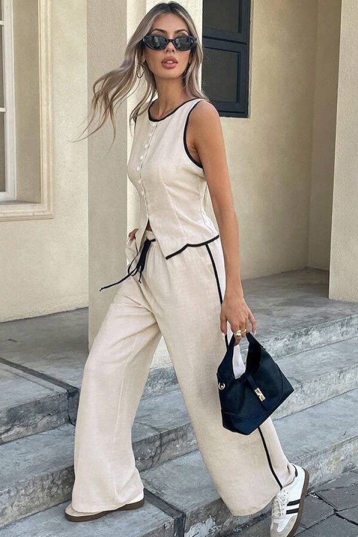 Костюм з льону NUL-8080A650