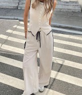 Костюм з льону NUL-8080A650