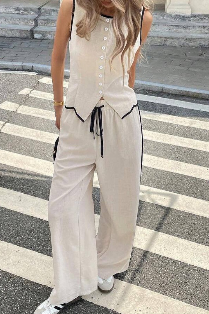 Костюм з льону NUL-8080A650