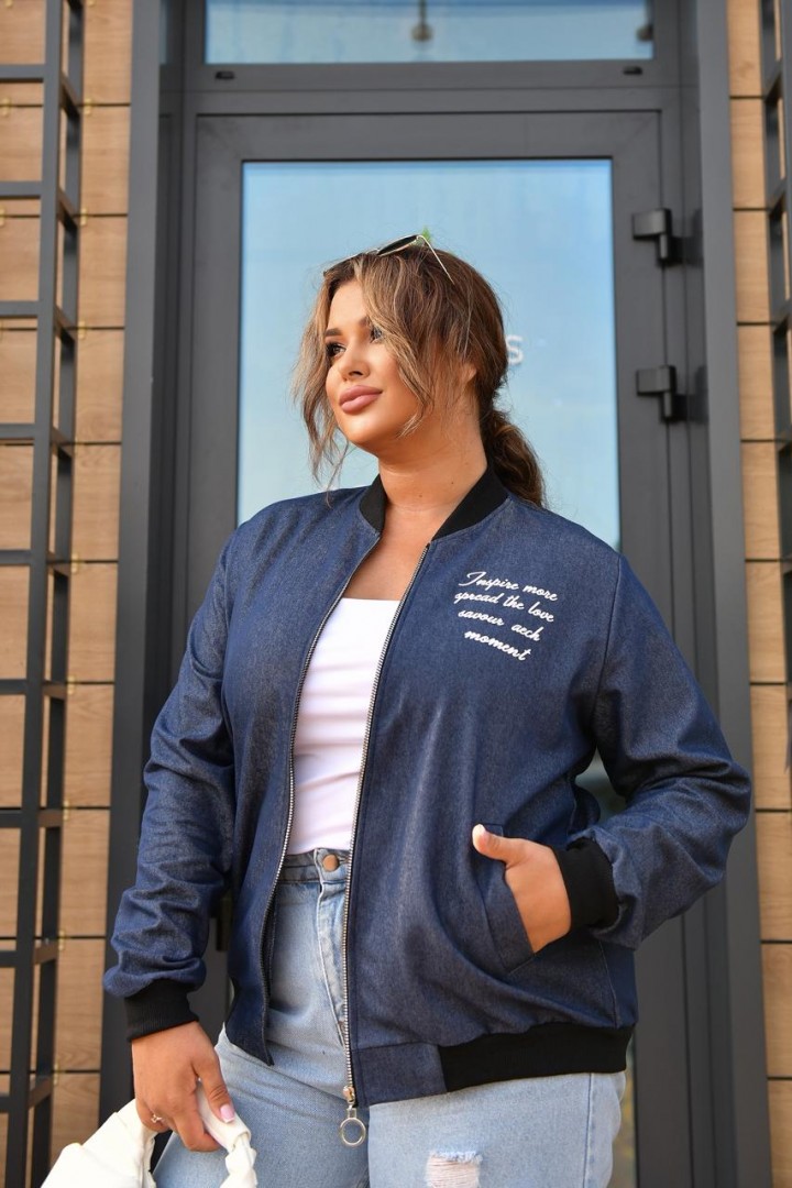 Джинсовый бомбер DV-R4421A500