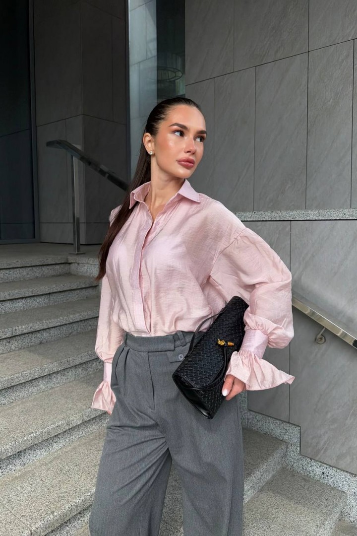 Романтичная полупрозрачная рубашка GIL-016A600