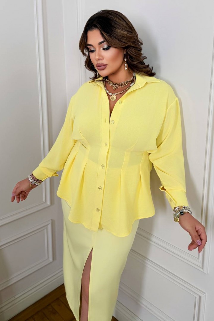 Женская рубашка с защипами DV-AR5546A490