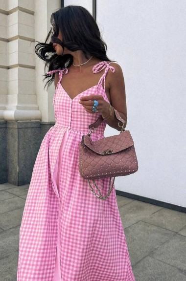 Чарівний комбінований сарафан BAC-871A800