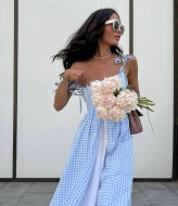 Чарівний комбінований сарафан BAC-871A800