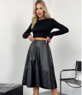 Кожаная юбка KC-3243A420