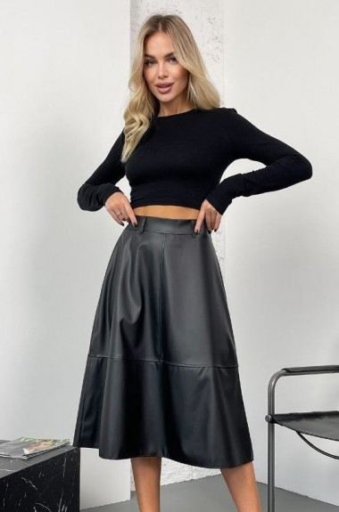 Кожаная юбка KC-3243A420