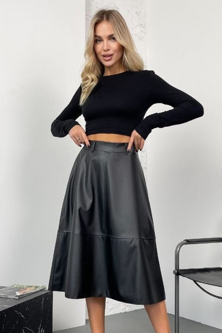 Кожаная юбка KC-3243A420