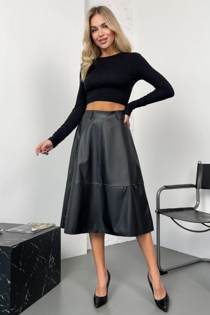 Кожаная юбка KC-3243A420