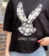 Футболка с пайетками AMU-2438A200