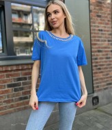 Футболка с камнями AMU-2351A300