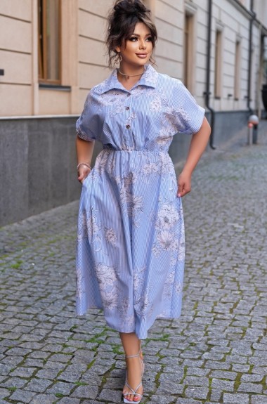 Платье из натуральной ткани DG-c203A450 Платье из натуральной ткани DG-c203A450