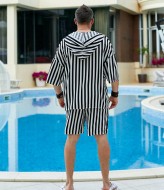 Костюм мужской в полоску DG-p15538.1A550