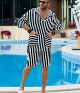 Костюм мужской в полоску DG-p15538.1A550