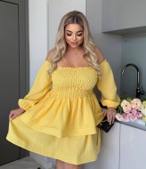 Платье с резинкой на груди  YM-7093A18.5