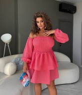 Платье с резинкой на груди  YM-7093A18.5