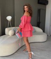 Платье с резинкой на груди  YM-7093A18.5