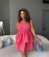 Платье с резинкой на груди  YM-7093A18.5