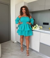 Платье с резинкой на груди  YM-7093A18.5