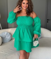 Платье с резинкой на груди  YM-7093A18.5