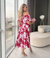 Платье с завязками на груди YM-05820.43A12 Платье с завязками на груди YM-05820.43A12