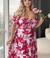 Платье с завязками на груди YM-05820.43A12 Платье с завязками на груди YM-05820.43A12