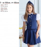 Костюм жилет и юбка  LZ-A1331A440