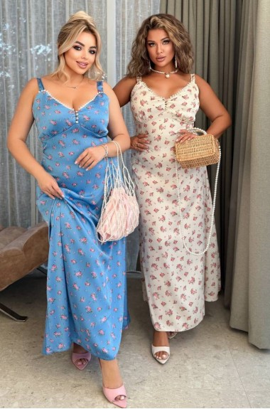 Платье цветочный принт VW-1598A505