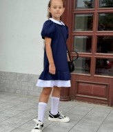 Школьное платье для девочки LZ-M1158A380